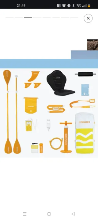 Tabla Paddle Surf Huiike Amarilla