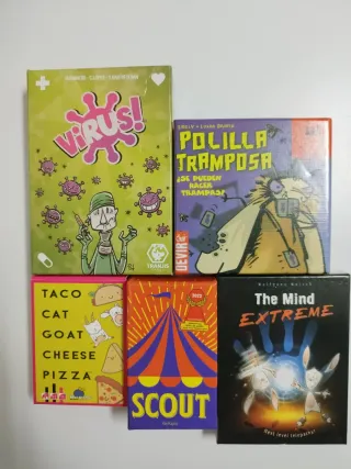 Confezione da 5 giochi da tavolo