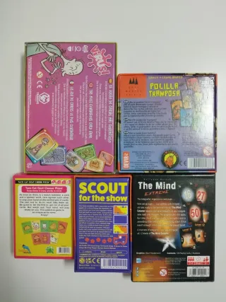 Confezione da 5 giochi da tavolo