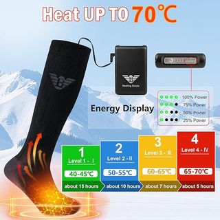 Calcetines Calefactables 7.4V Talla L-XL