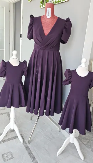 Vestido fiesta/cóctel morado