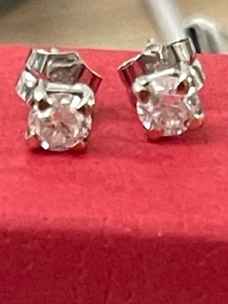Pendientes Oro 18k Diamantes 1.01 Ct SI2/F-D