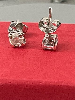 Pendientes Oro 18k Diamantes 1.01 Ct SI2/F-D