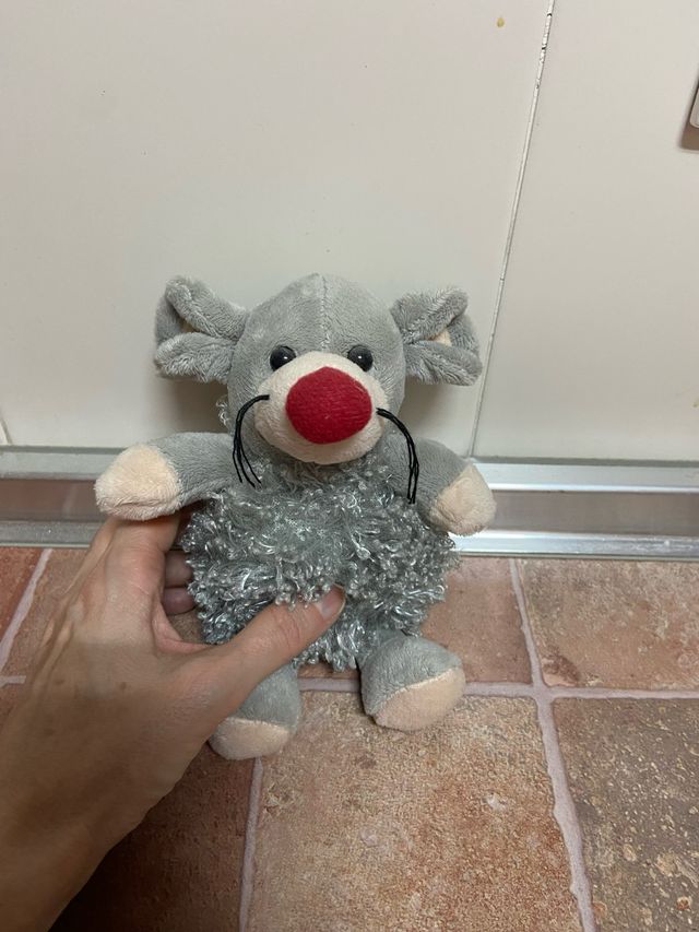 Peluche Ratón Tiger Gris