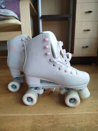 Patines Oxelo Quad 100 Blanco T40