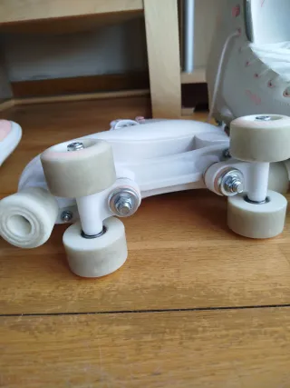 Patines Oxelo Quad 100 Blanco T40