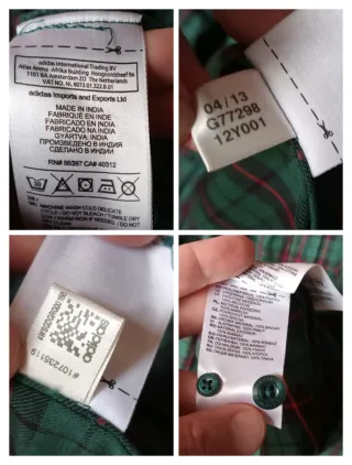 Camicia tartan -  Adidas