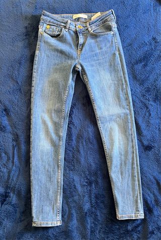 Jeans Zara Mujer Azul