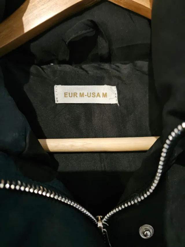 Chaleco acolchado negro mujer