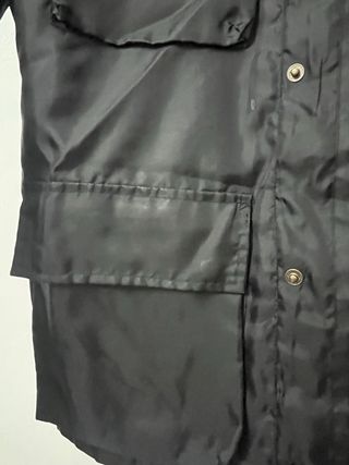 Chaqueta tipo Harrington Negra