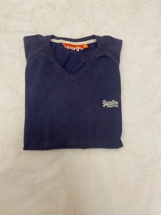 Jersey fino SuperDry azul talla M