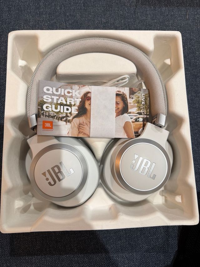 JBL Live 770NC Auriculares Inalámbricos Blancos