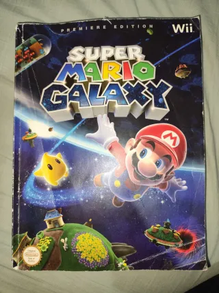 Libro Super Mario Galaxy Wii Premiere Edition
