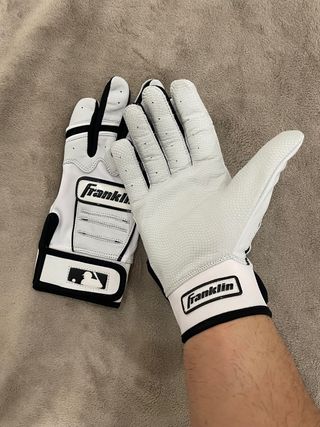 Guantes de Bateo Franklin Blancos y Negros