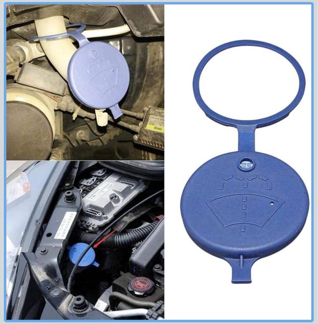 Tapa depósito limpiaparabrisas azul
