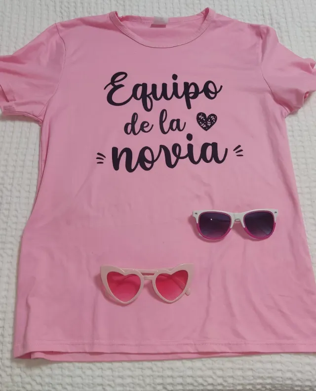 Camiseta despedida de soltera "Equipo de la Novia"