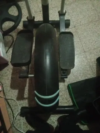 Elíptica con polea y remo