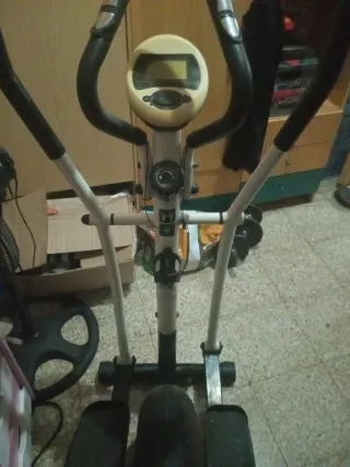 Elíptica con polea y remo