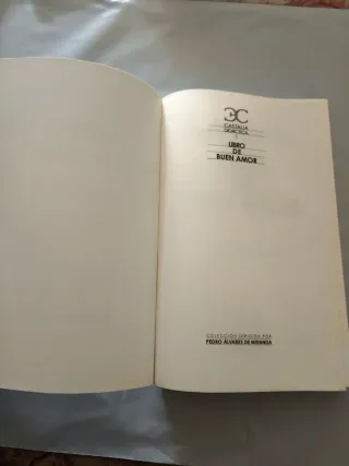 Libro de Buen Amor (Castalia Didáctica) (Spanis...