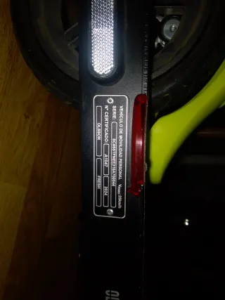 Patinete Eléctrico Fresh NEON Gris