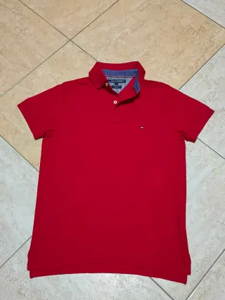 Polo Tommy Hilfiger Rossa Taglia S