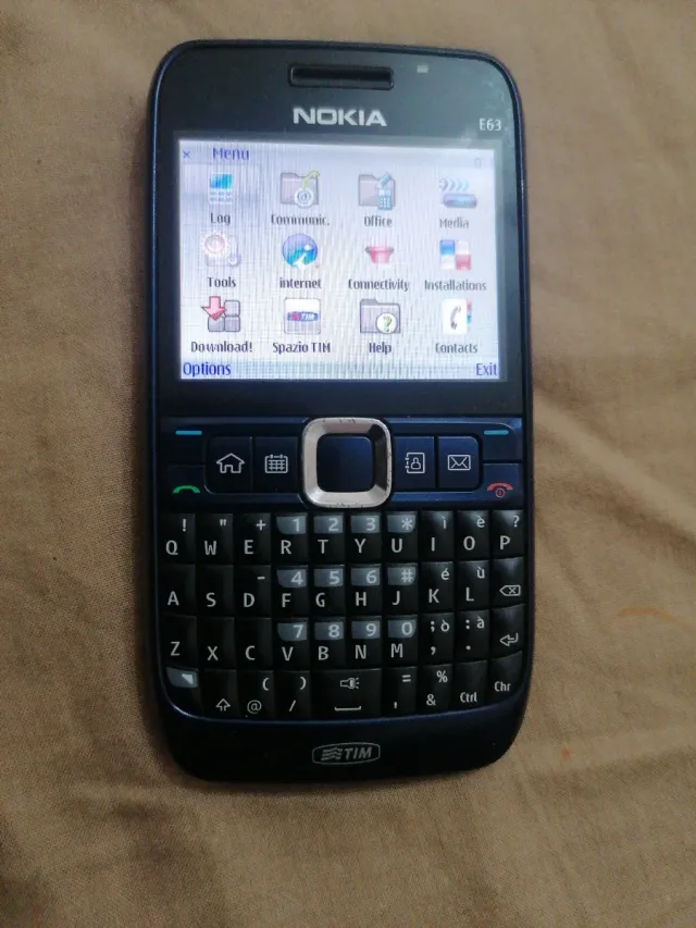 Nokia E63 Nero/Blu Marina