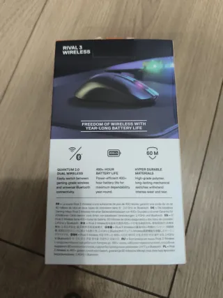 Ratón Gaming SteelSeries Rival 3 Wireless Negro