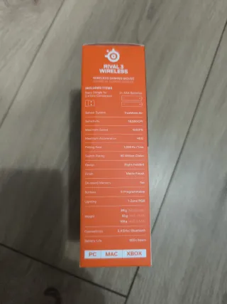 Ratón Gaming SteelSeries Rival 3 Wireless Negro