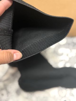 Botas altas negras tacón bloque