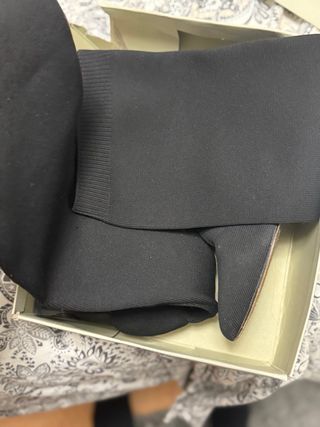 Botas altas negras tacón bloque