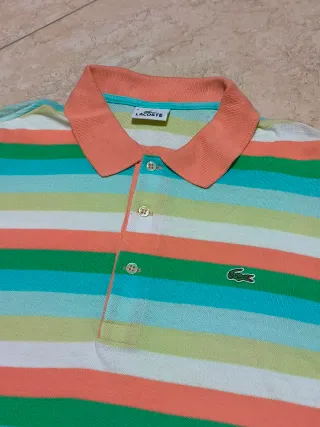 Polo Lacoste Multicolor Talla XL