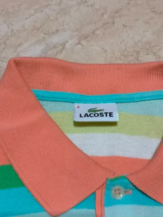 Polo Lacoste Multicolor Talla XL