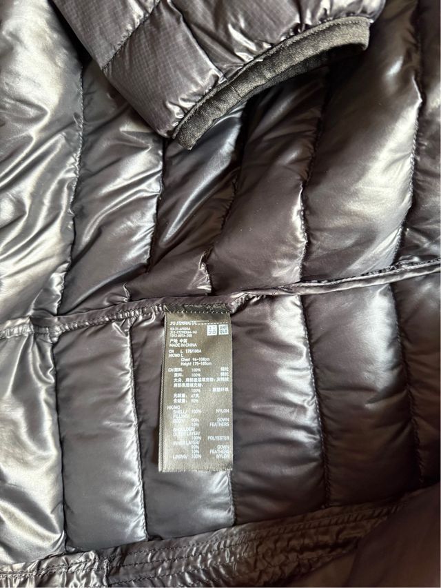 Chaqueta Uniqlo Hombre Talla L Negra