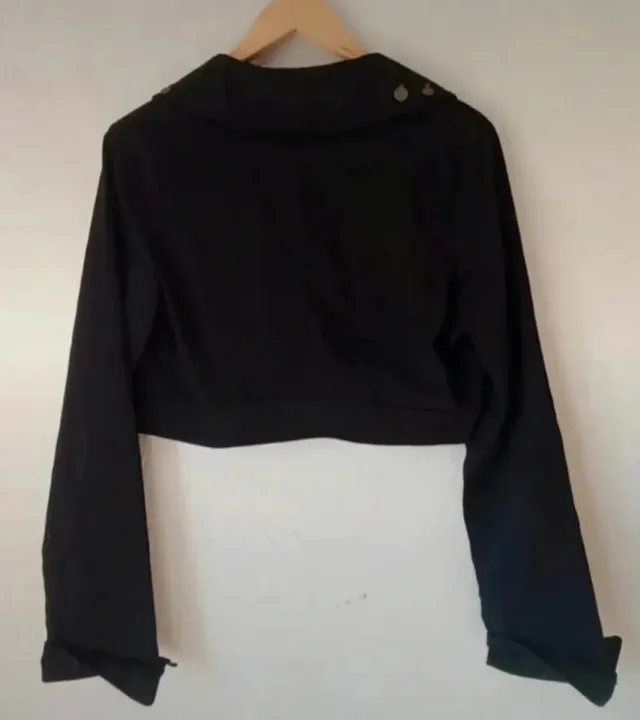 Chaqueta vaquera vintage negra XL. Nueva.