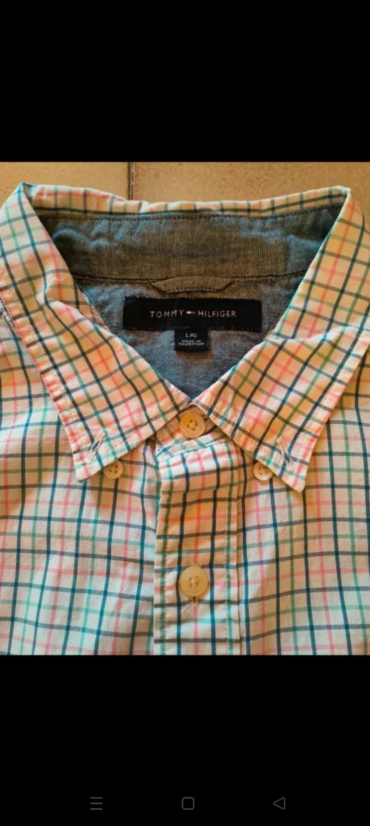 Camicia Tommy Hilfiger a quadri taglia L