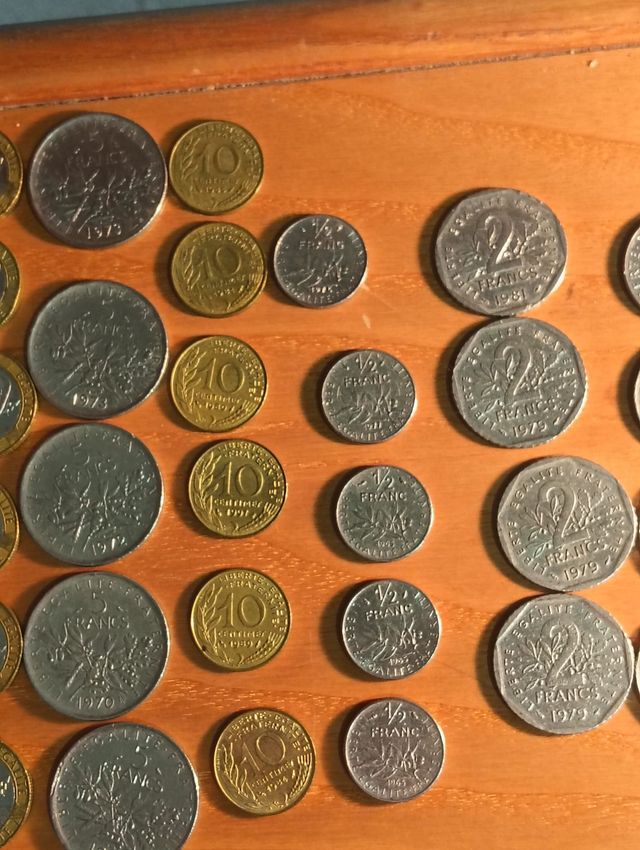 Lotto 50 Monete Francesi Pre-Euro