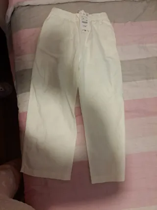 Pantalón blanco niña 9-10 años