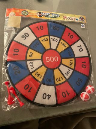 Diana de dardos infantil con dardos y bolas velcro