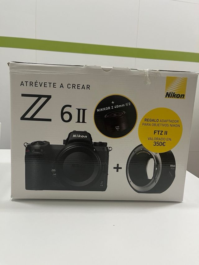 Nikon Z6 II + Adaptador FTZ II + Nikkor Z 40mm