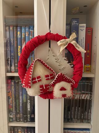 Ghirlanda Natalizia Fatta a Mano