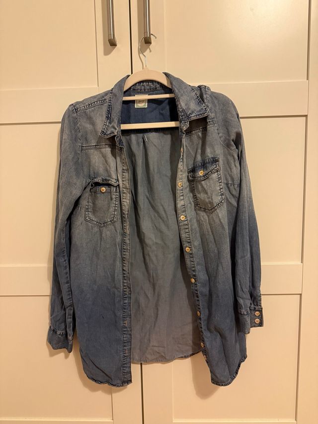 Camisa - Chaqueta Jean Holgada