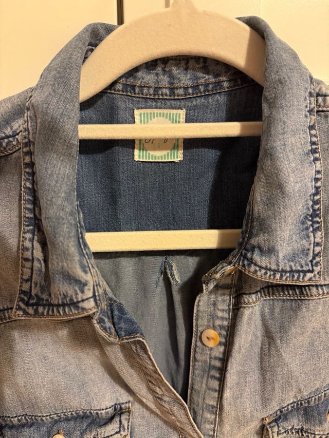 Camisa - Chaqueta Jean Holgada