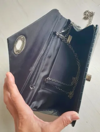 Pochette vernice effetto specchio