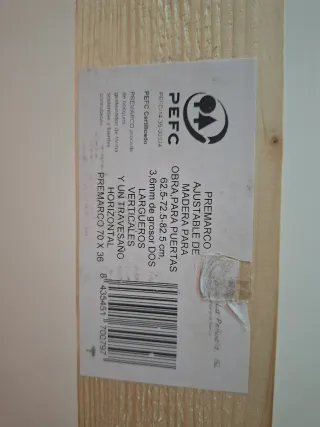 Pack 5 precercos madera