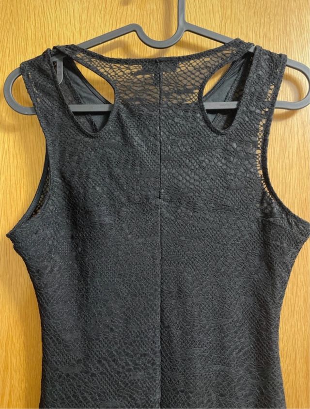 Vestido negro fiesta corto ajustado Talla M