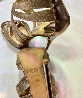 Sandalias Jimmy Choo Doradas