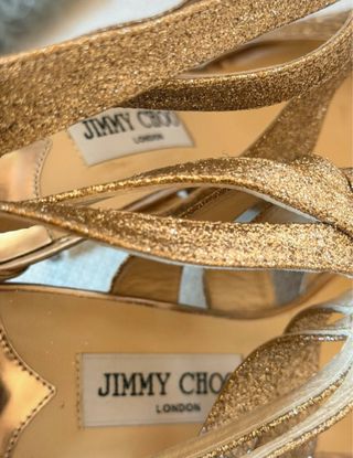 Sandalias Jimmy Choo Doradas