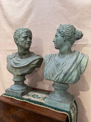 Pareja de emperadores romanos