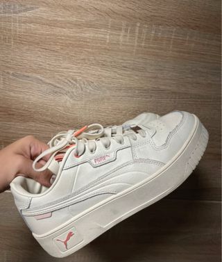 Puma Carina Street Blancas con Rosa