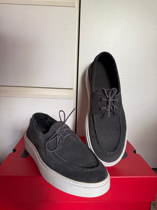 Mocasines Massimo Dutti Talla 42 Gris